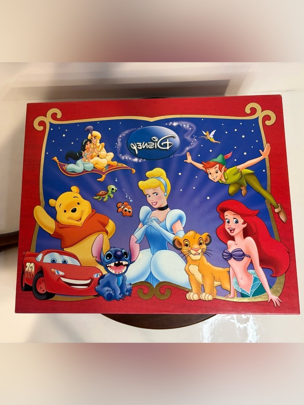 Disney STORYBOOK Cards Vintage 2009. 18 NEW UNUSED Cards and Card Store Box